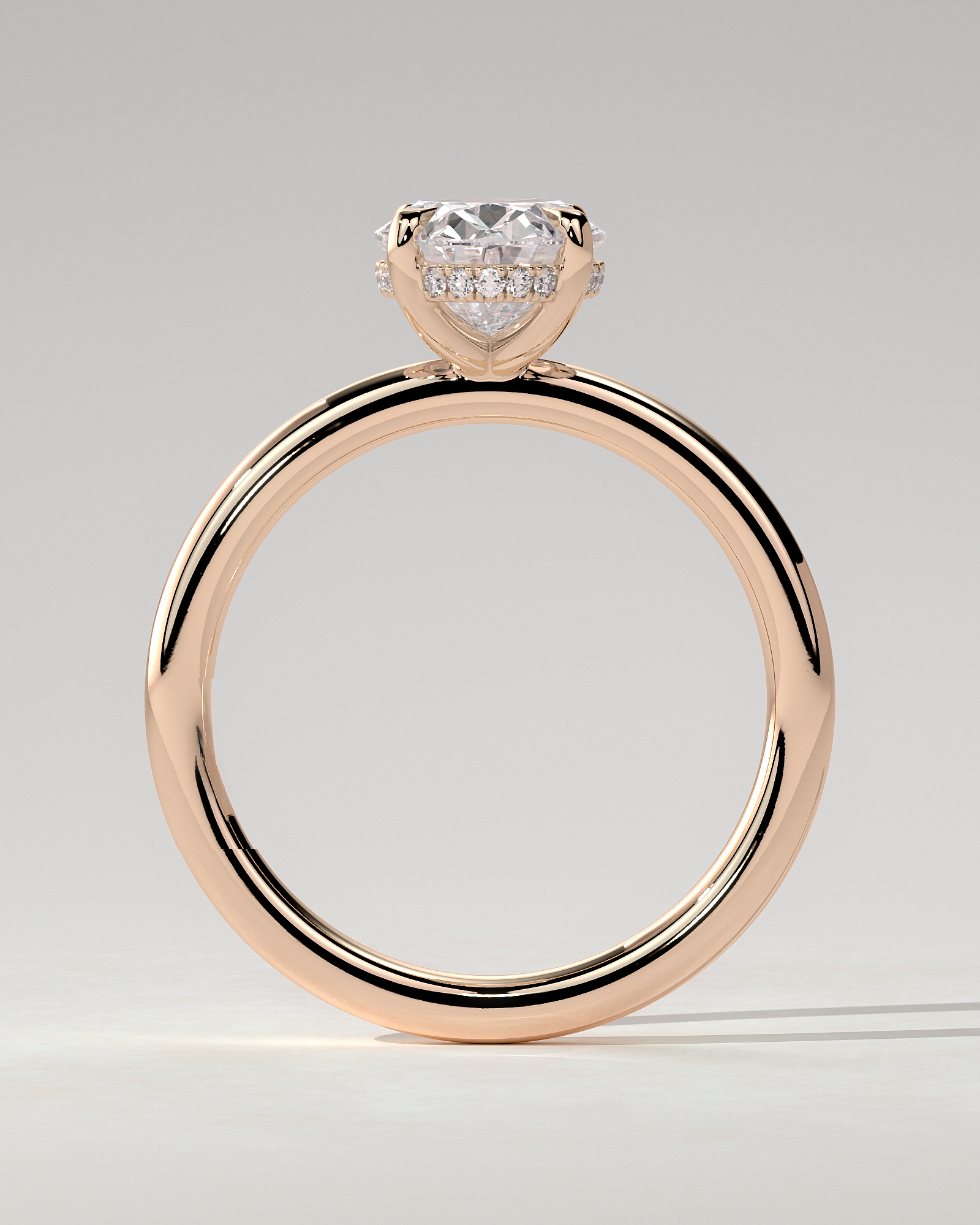 Emma Solitaire Oval Ring
