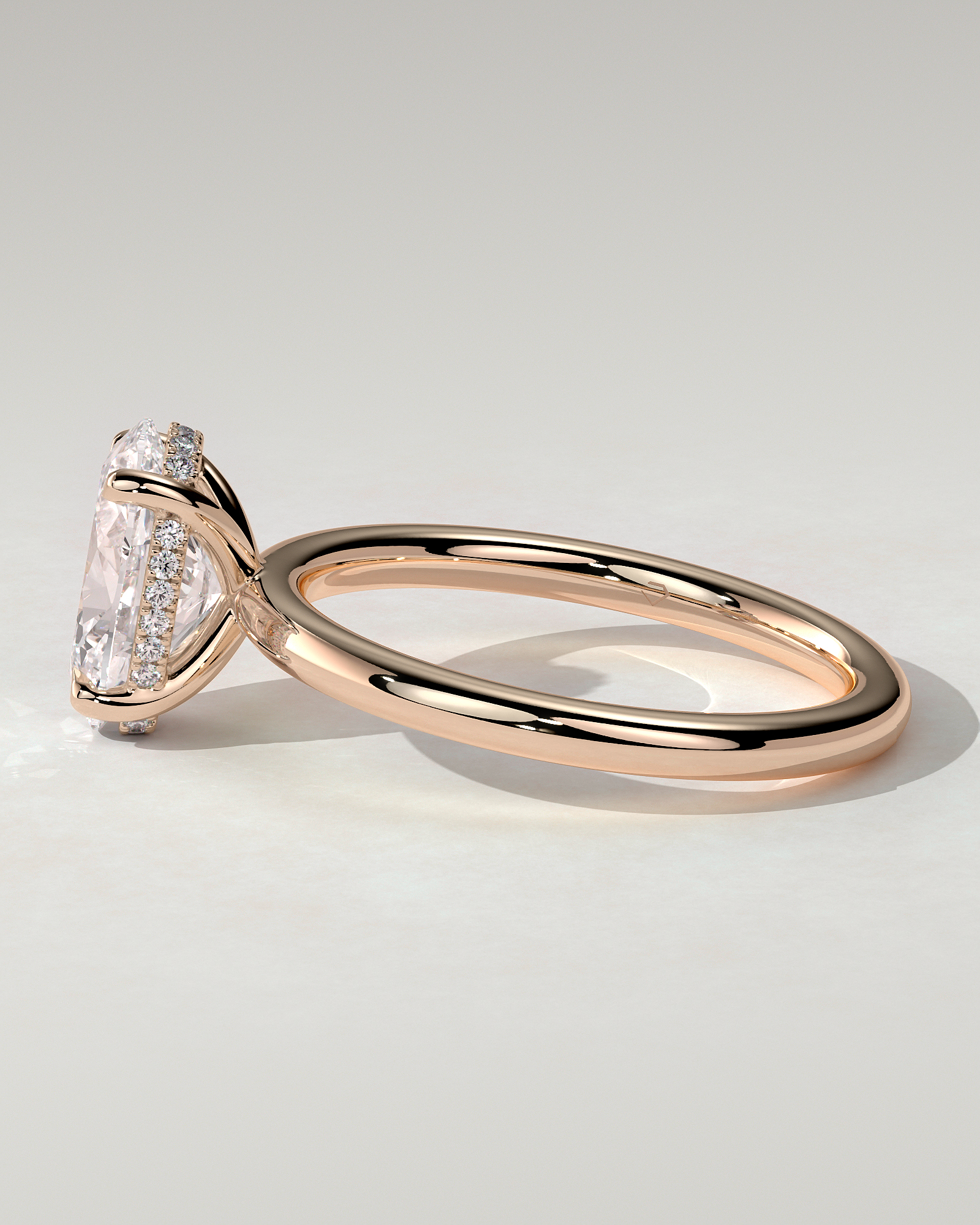 Emma Solitaire Oval Ring