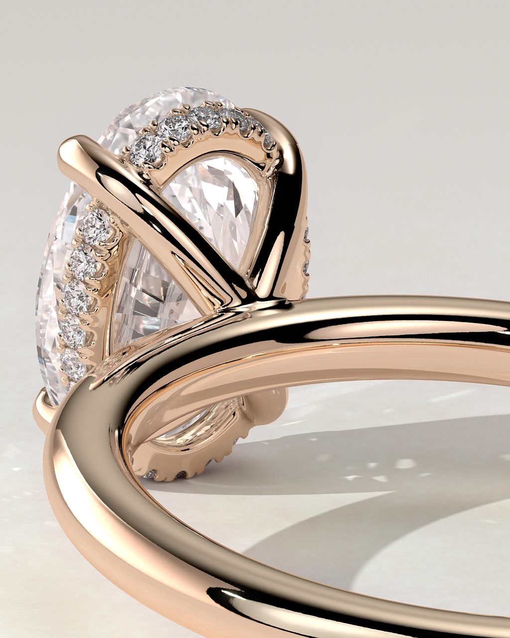 Emma Solitaire Oval Ring