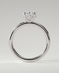 Emma Solitaire Oval Ring