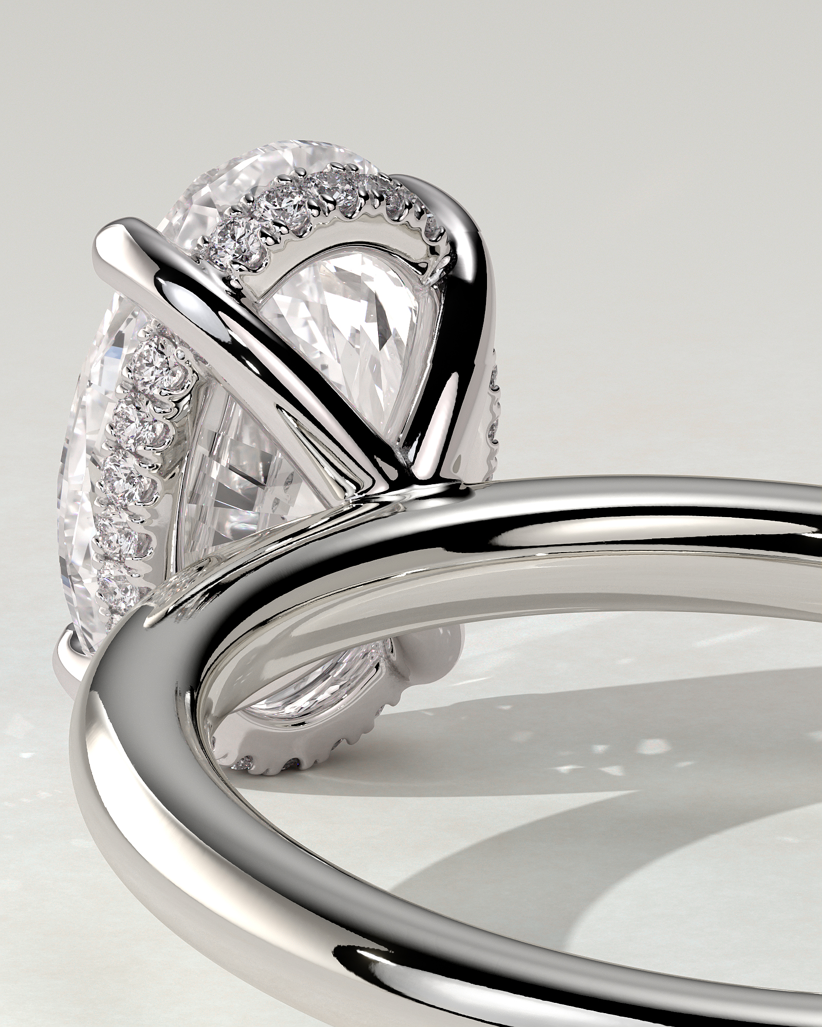 Emma Solitaire Oval Ring