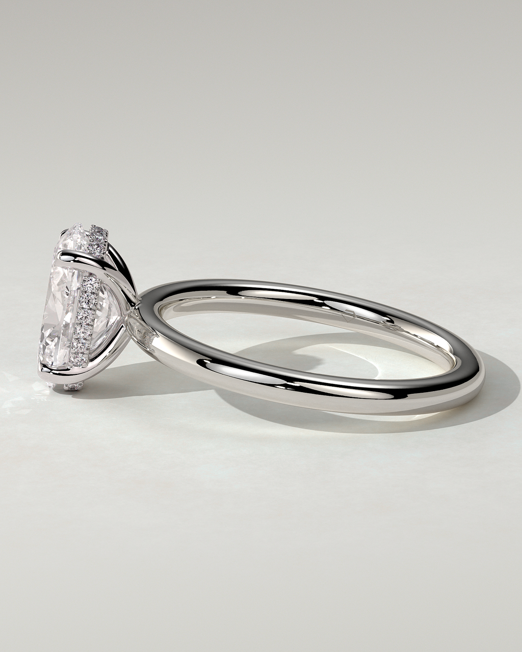 Emma Solitaire Oval Ring