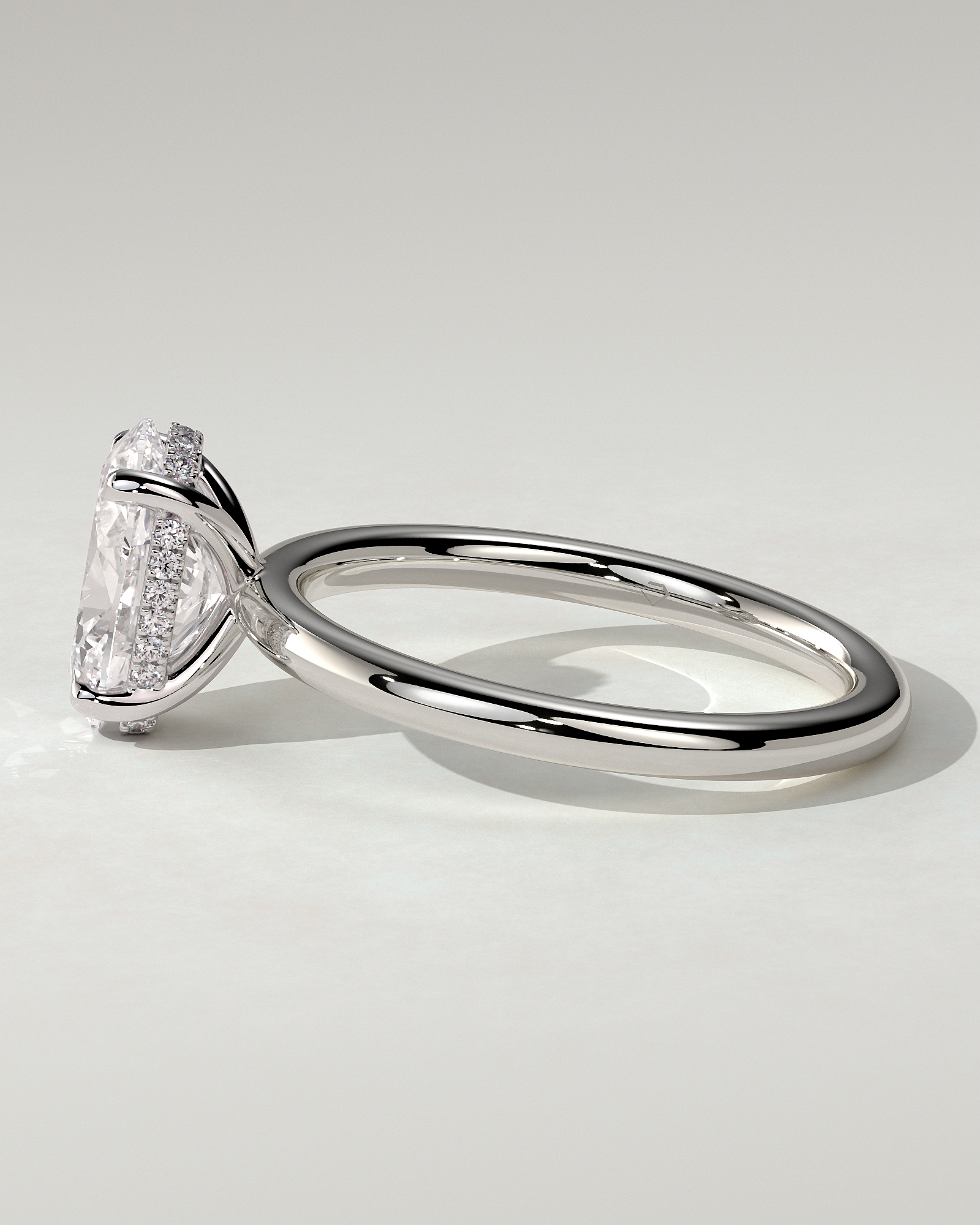 Emma Solitaire Oval Ring