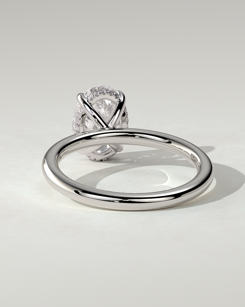 Emma Solitaire Oval Ring