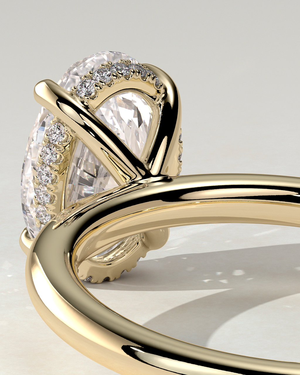 Emma Solitaire Oval Ring