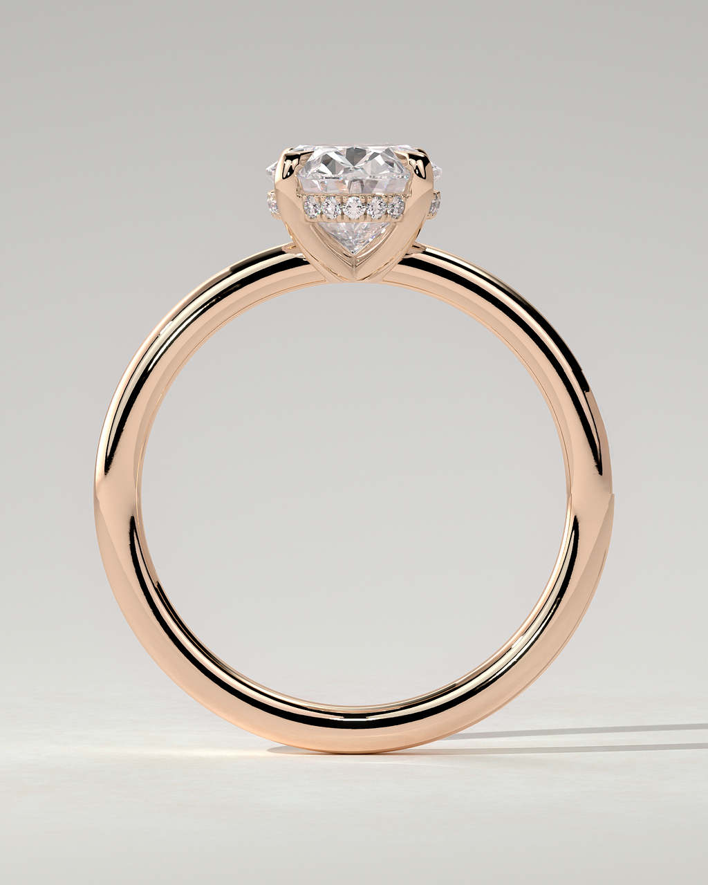 Emma Solitaire Oval Ring
