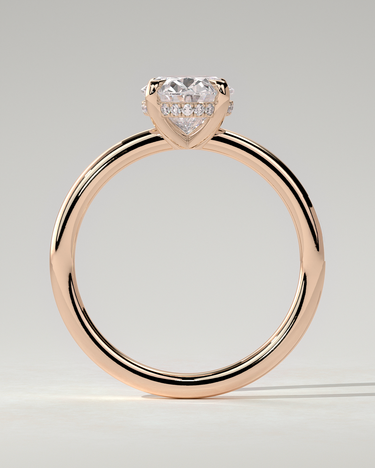 Emma Solitaire Oval Ring