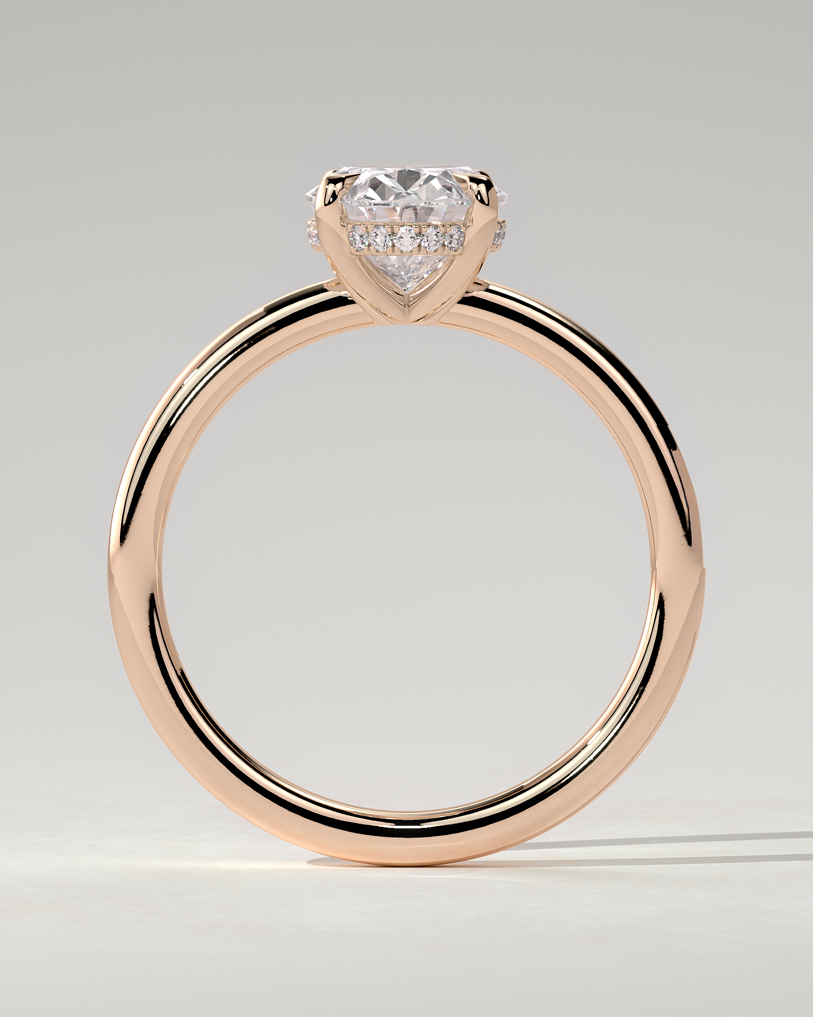 Emma Solitaire Oval Ring