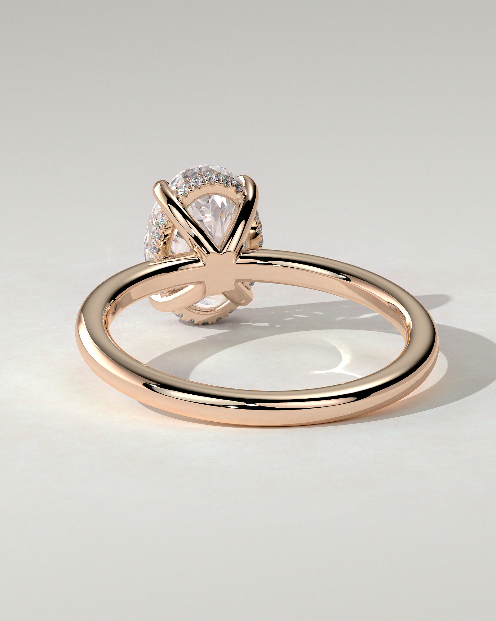 Emma Solitaire Oval Ring