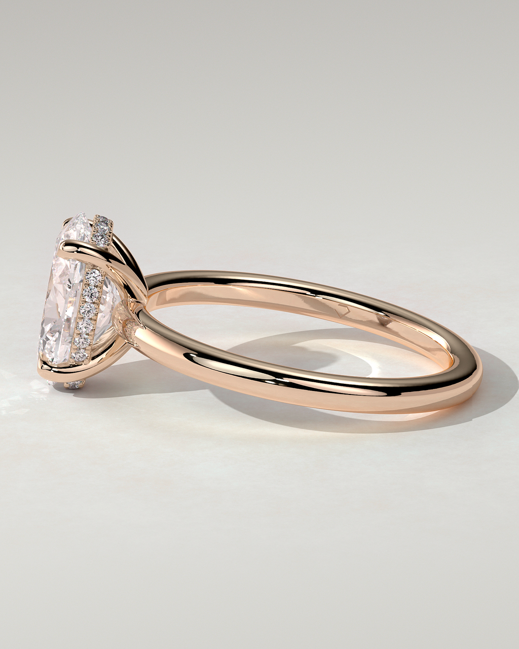 Emma Solitaire Oval Ring