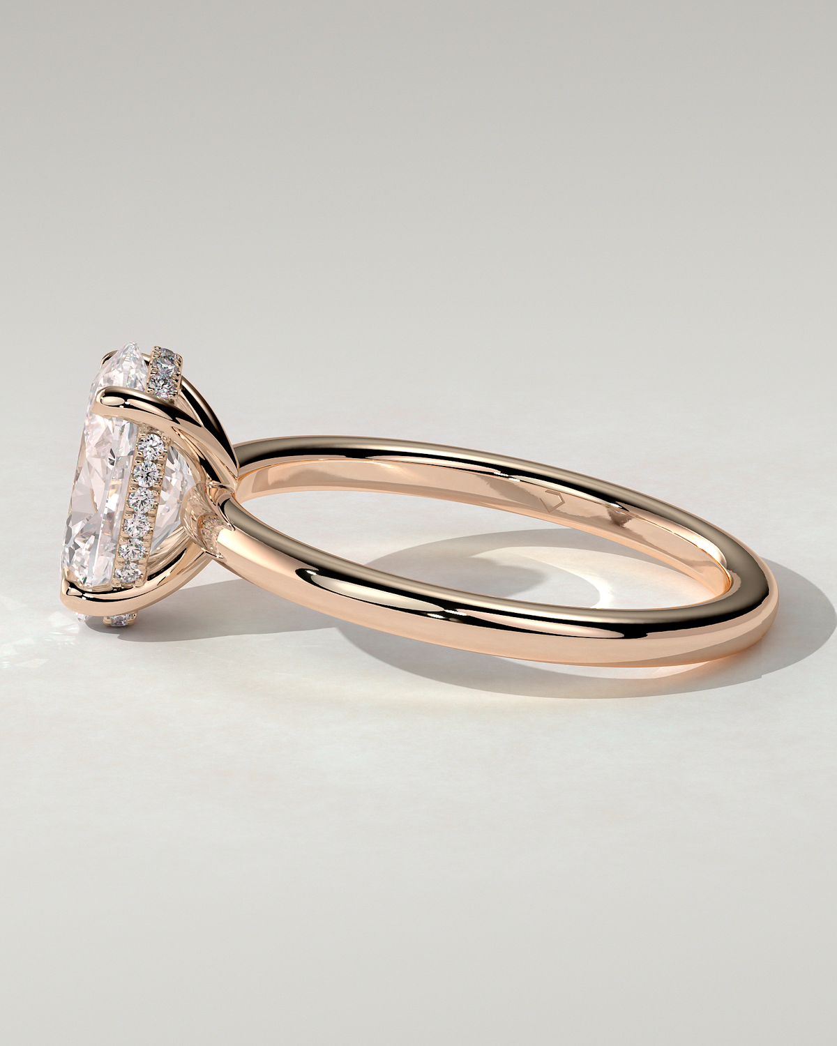 Emma Solitaire Oval Ring