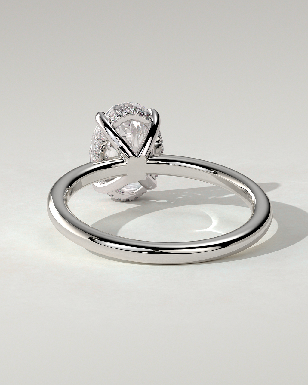 Emma Solitaire Oval Ring