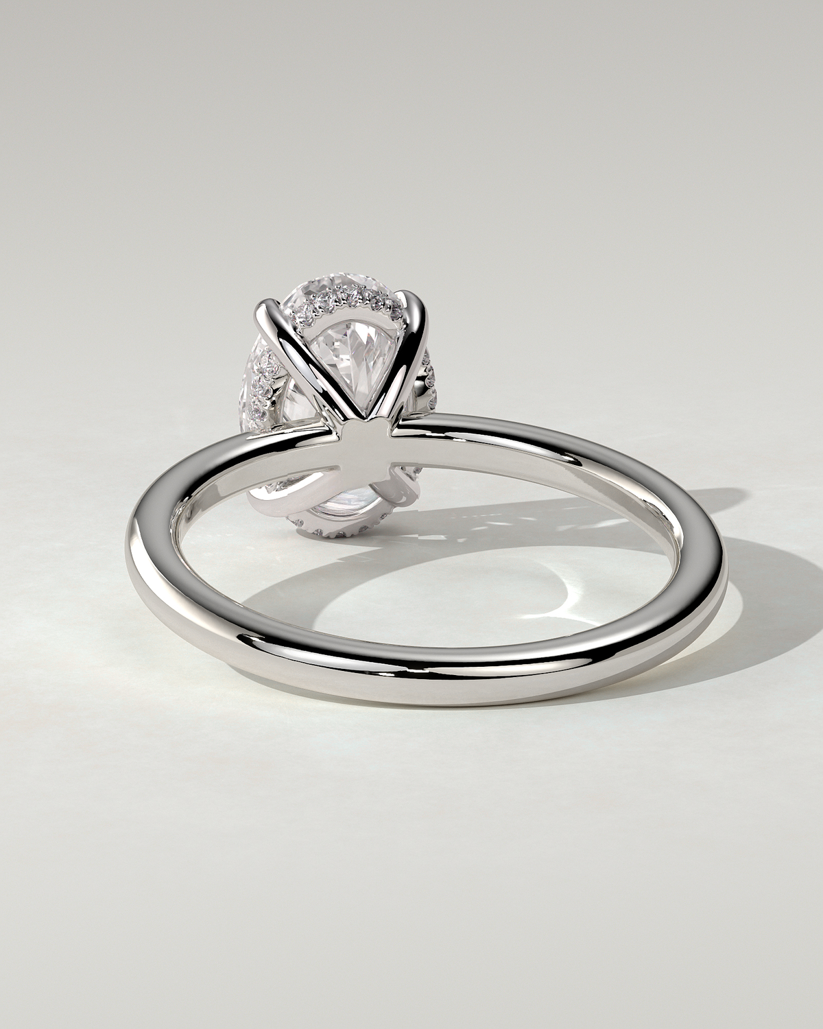 Emma Solitaire Oval Ring