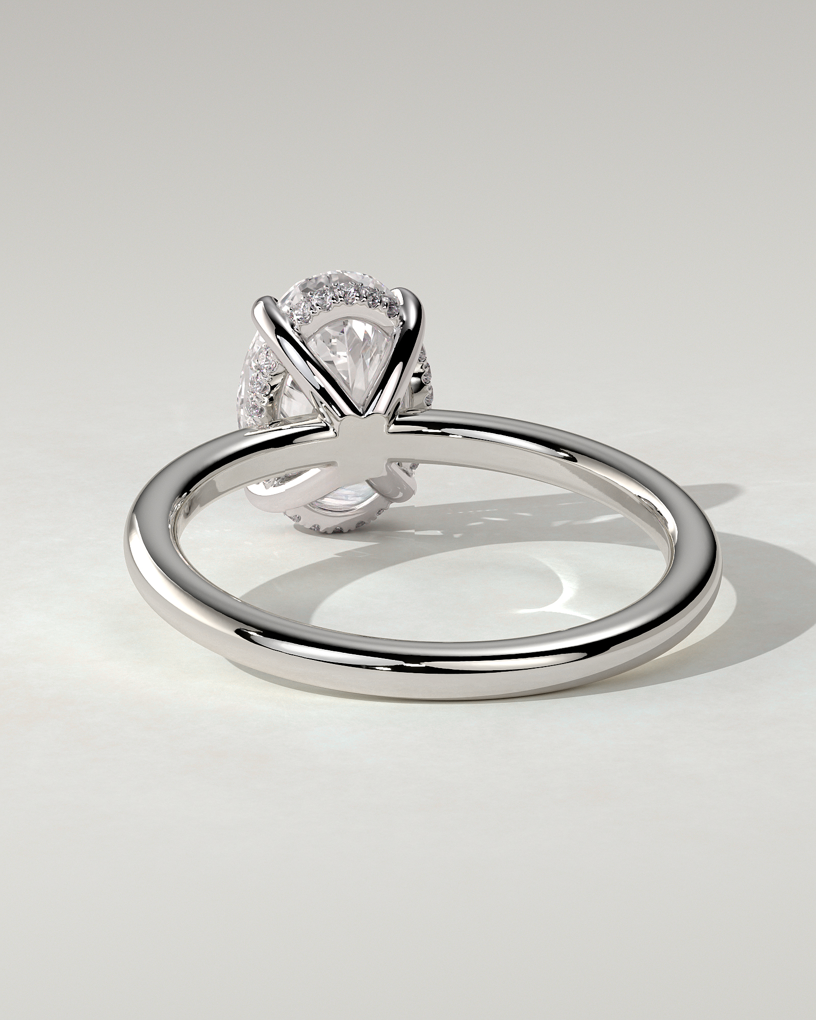 Emma Solitaire Oval Ring