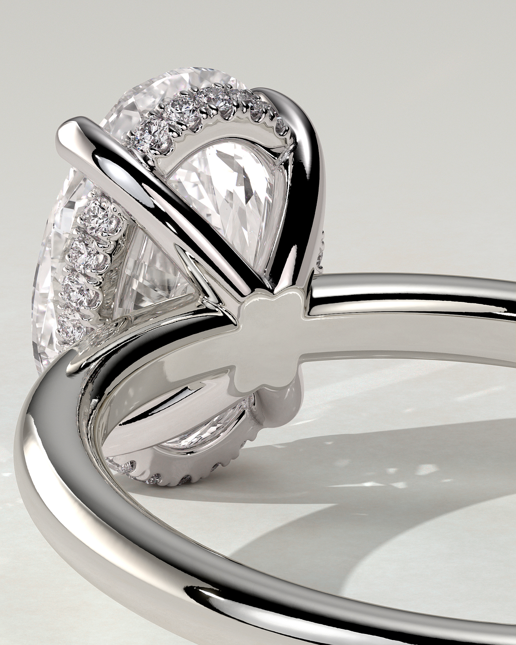 Emma Solitaire Oval Ring