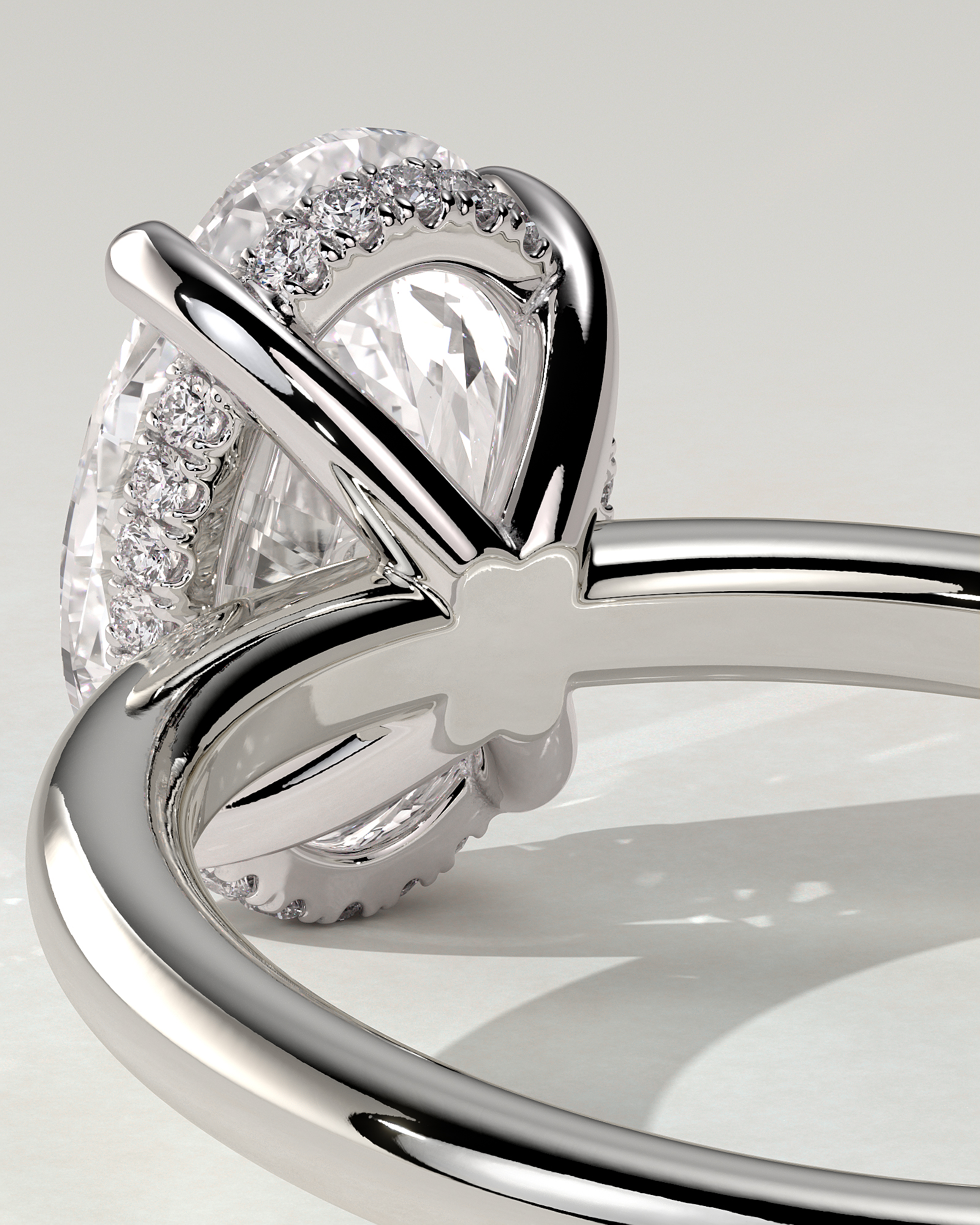 Emma Solitaire Oval Ring