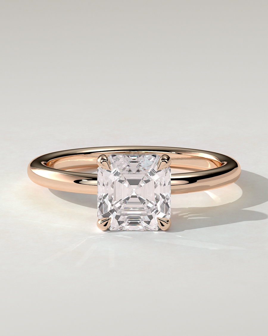 Emmy Solitaire Asscher Ring