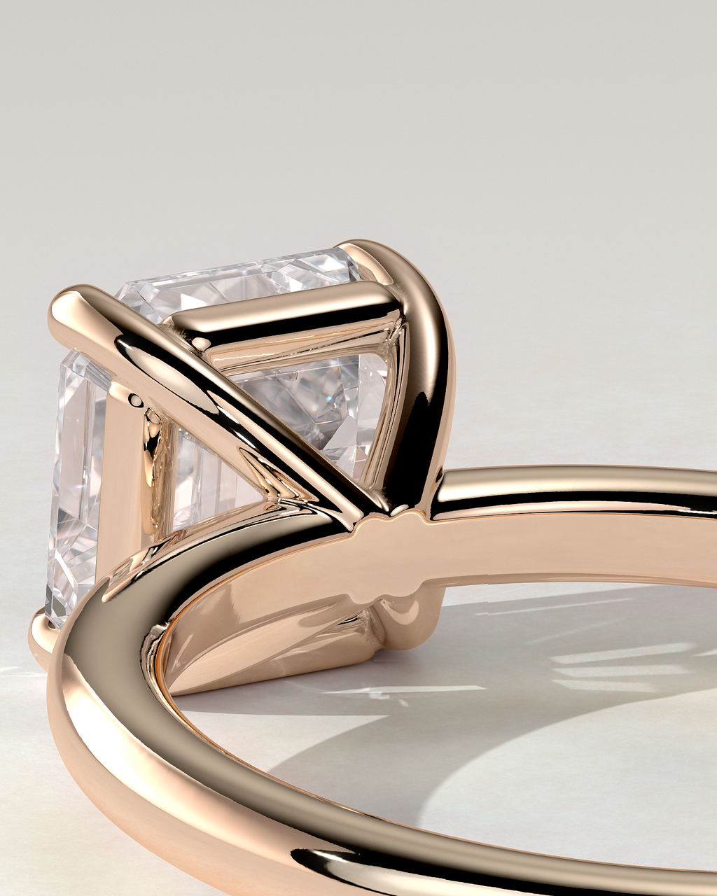 Emmy Solitaire Asscher Ring