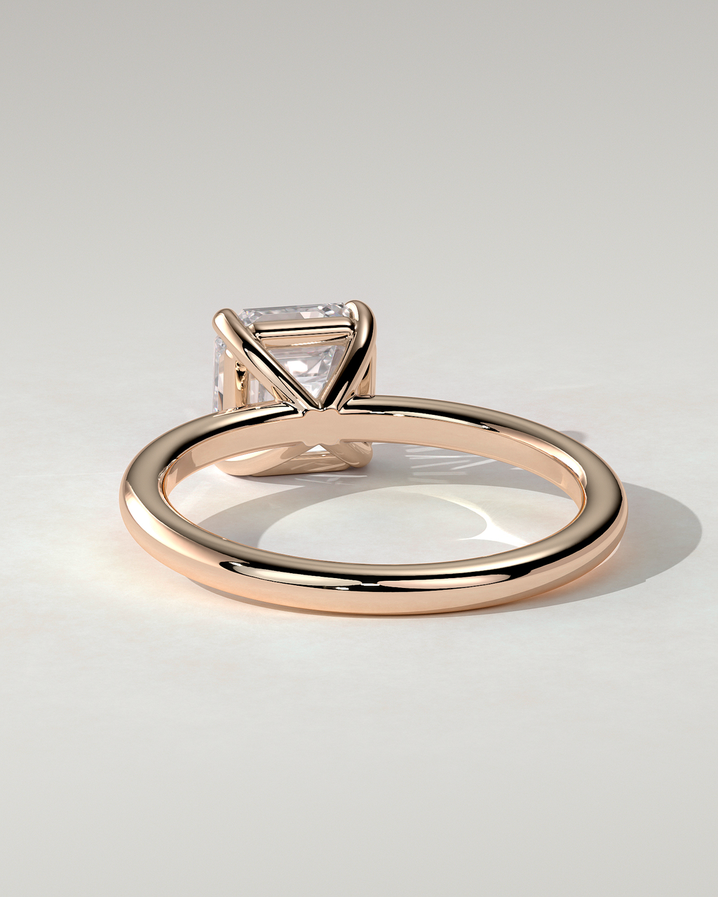 Emmy Solitaire Asscher Ring