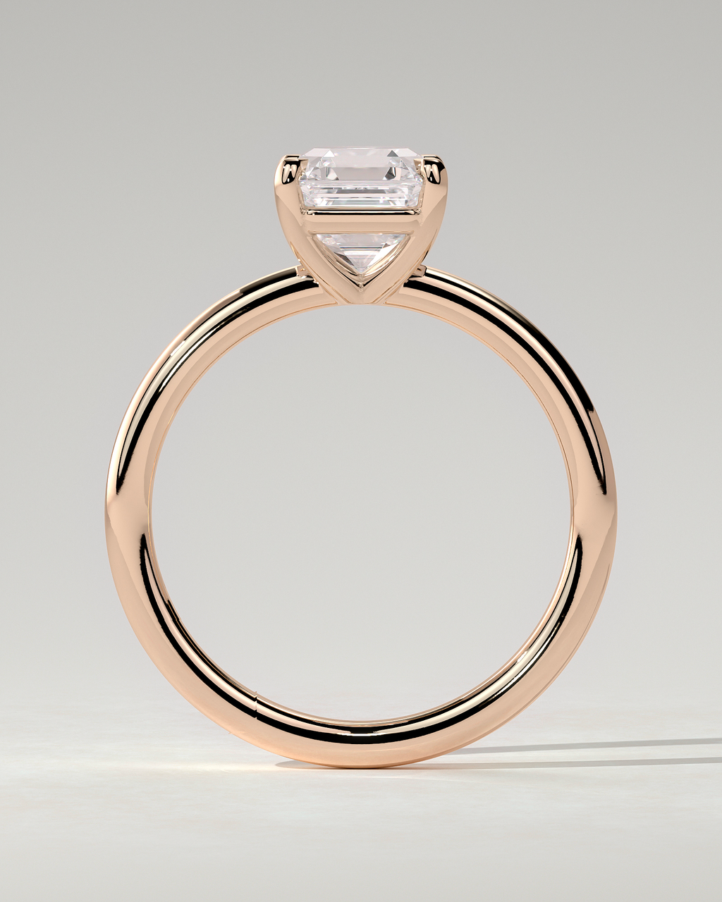 Emmy Solitaire Asscher Ring