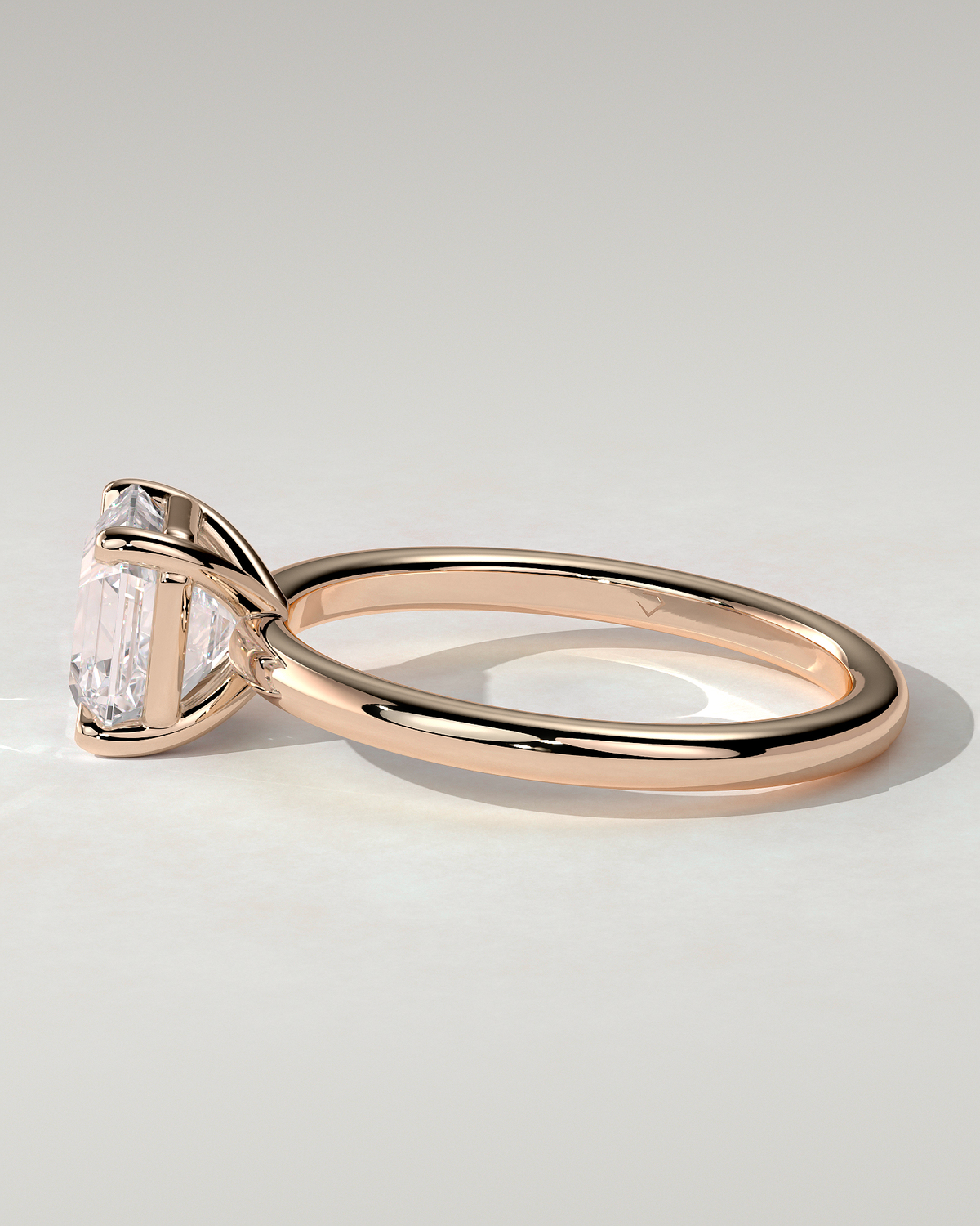 Emmy Solitaire Asscher Ring