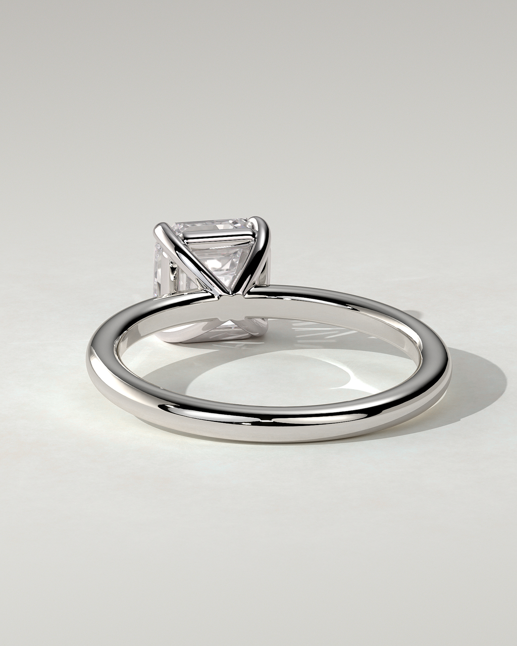 Emmy Solitaire Asscher Ring