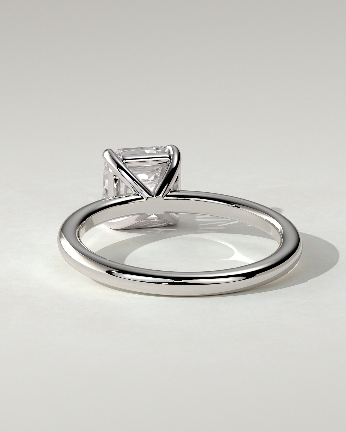 Emmy Solitaire Asscher Ring