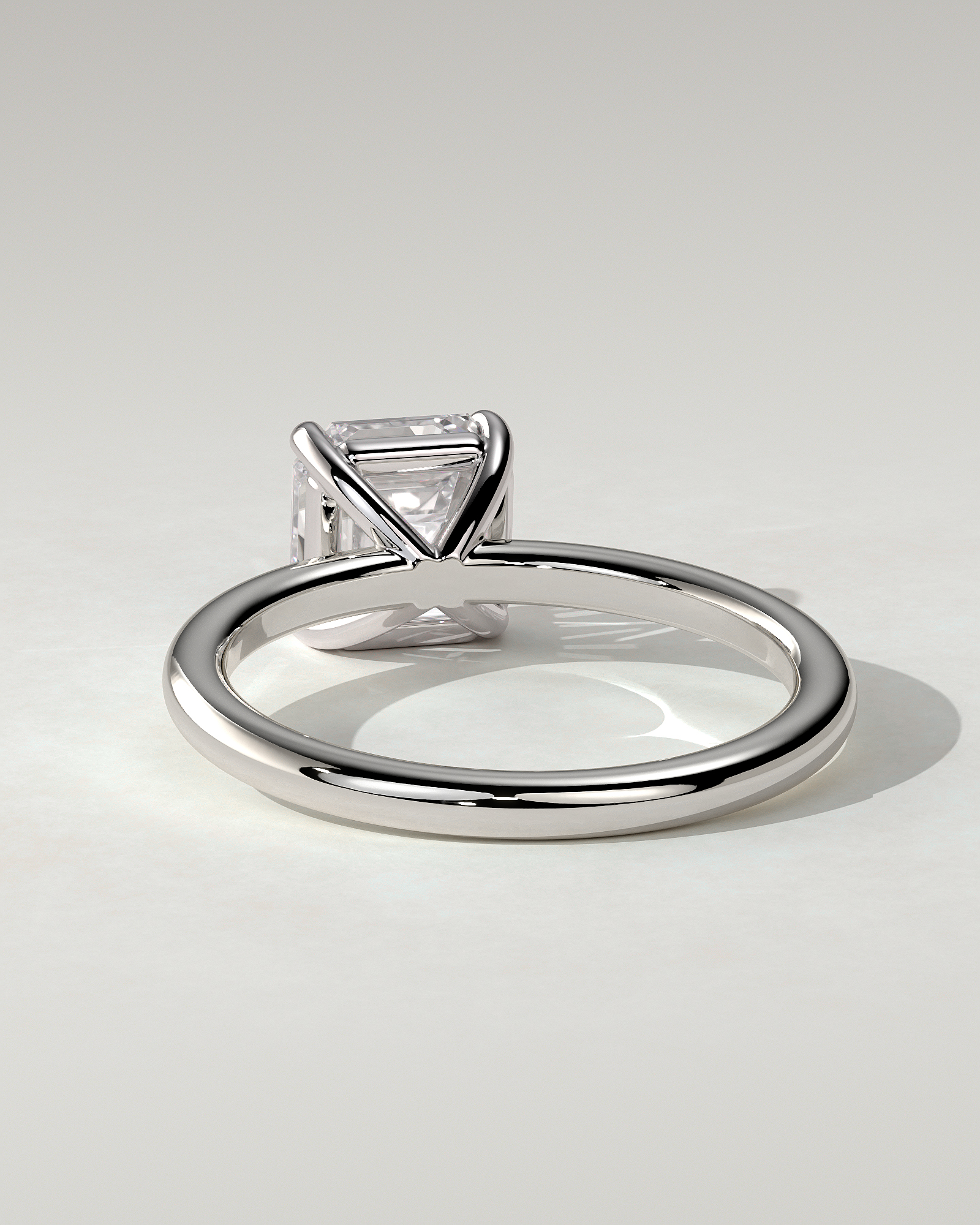 Emmy Solitaire Asscher Ring