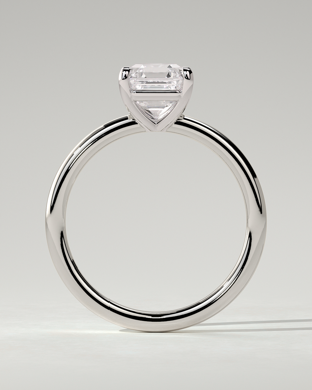 Emmy Solitaire Asscher Ring