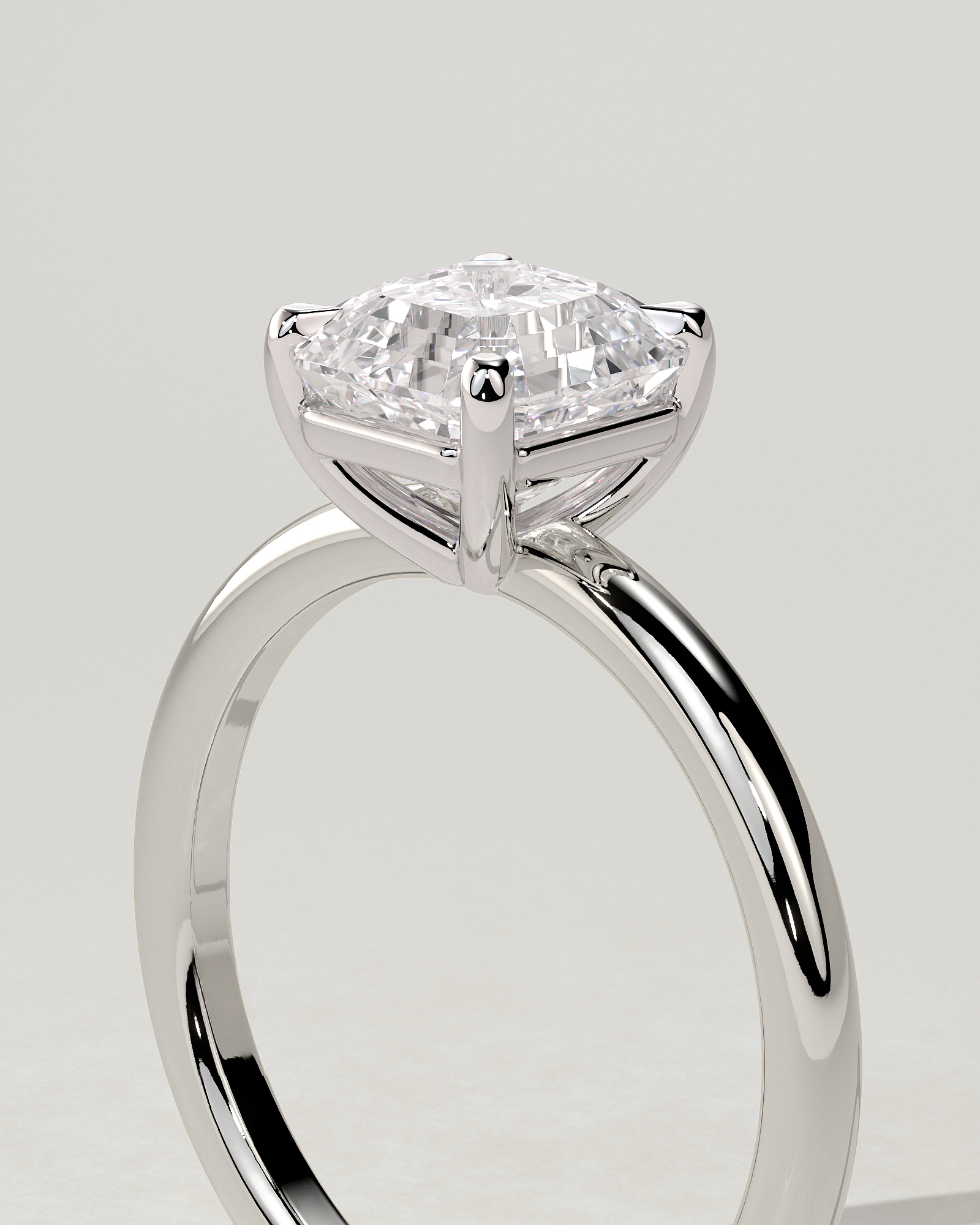Emmy Solitaire Asscher Ring
