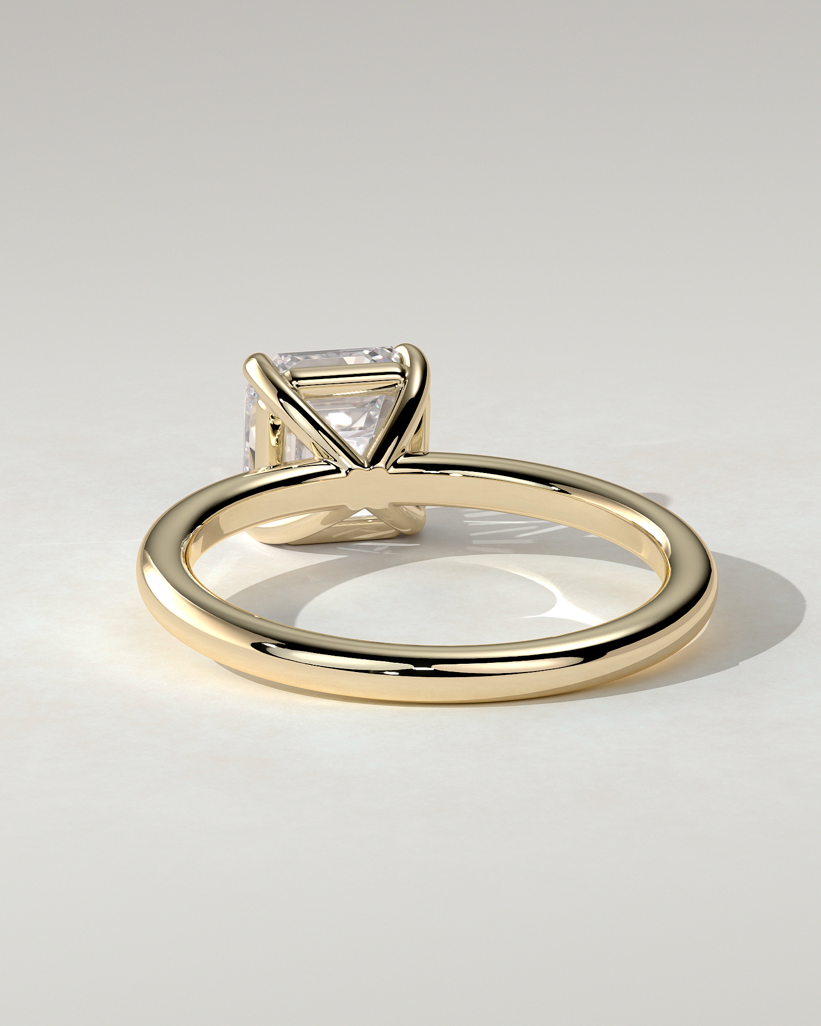 Emmy Solitaire Asscher Ring