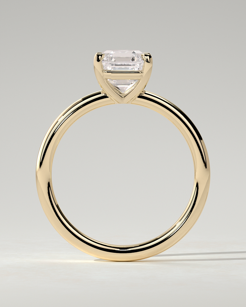 Emmy Solitaire Asscher Ring
