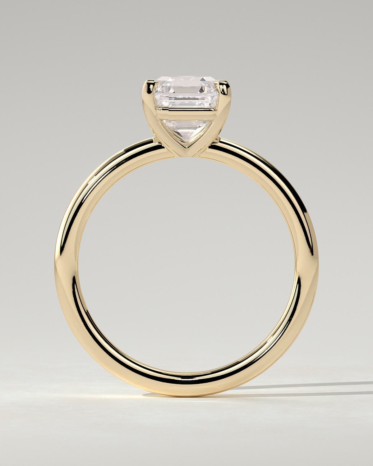 Emmy Solitaire Asscher Ring