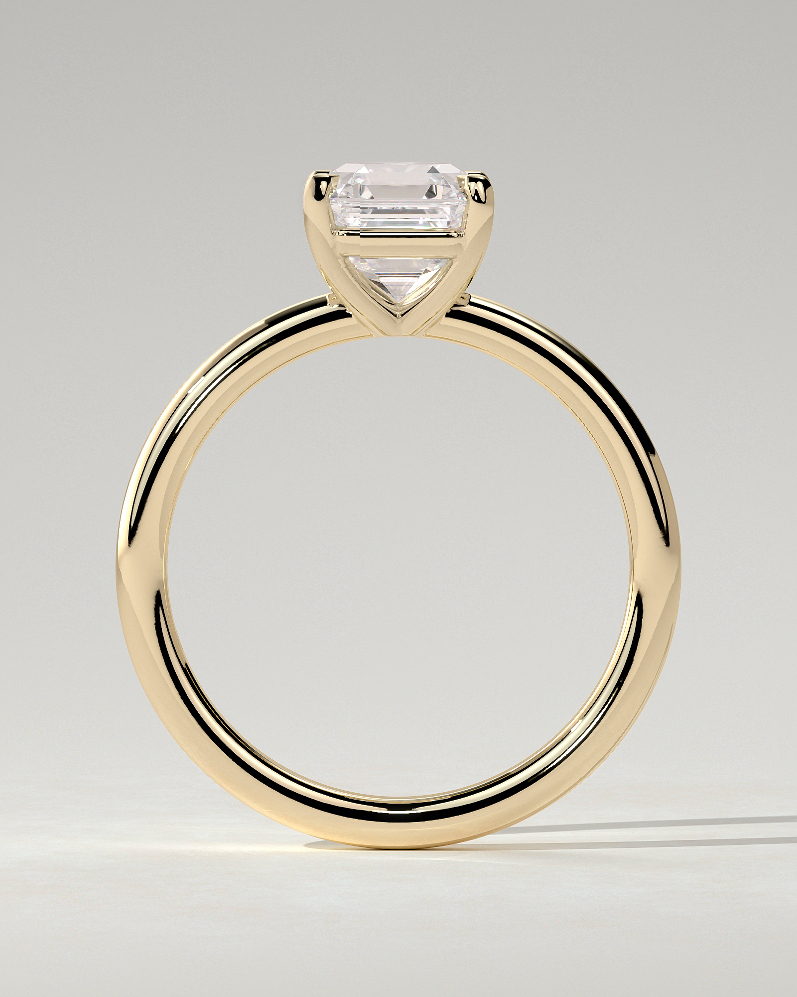 Emmy Solitaire Asscher Ring