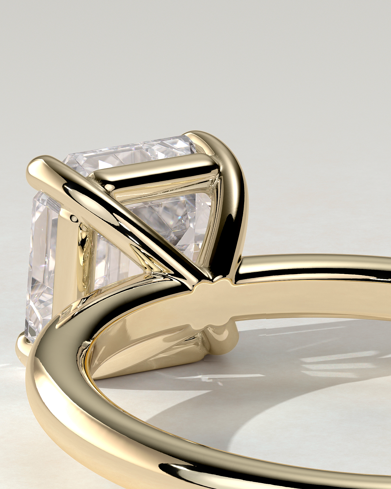 Emmy Solitaire Asscher Ring