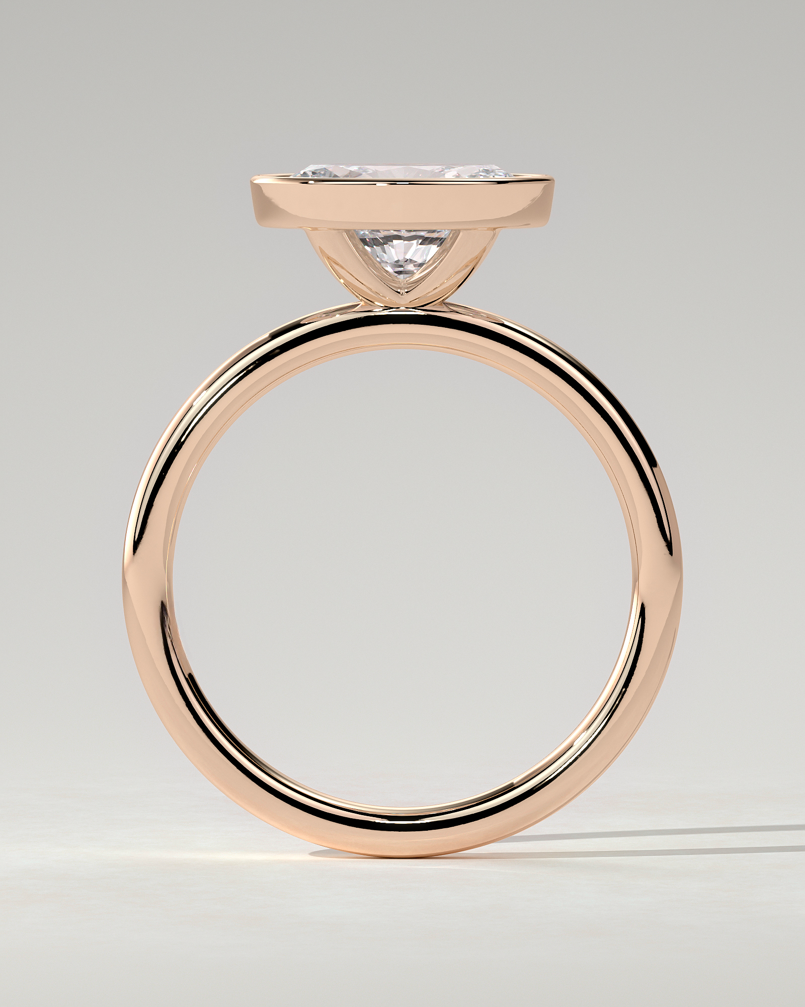 Erin Bezel Oval Ring