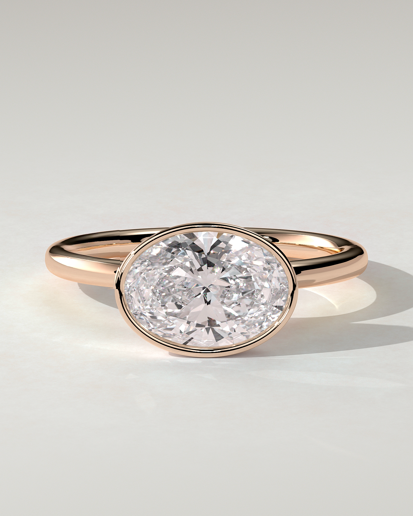 Erin Bezel Oval Ring