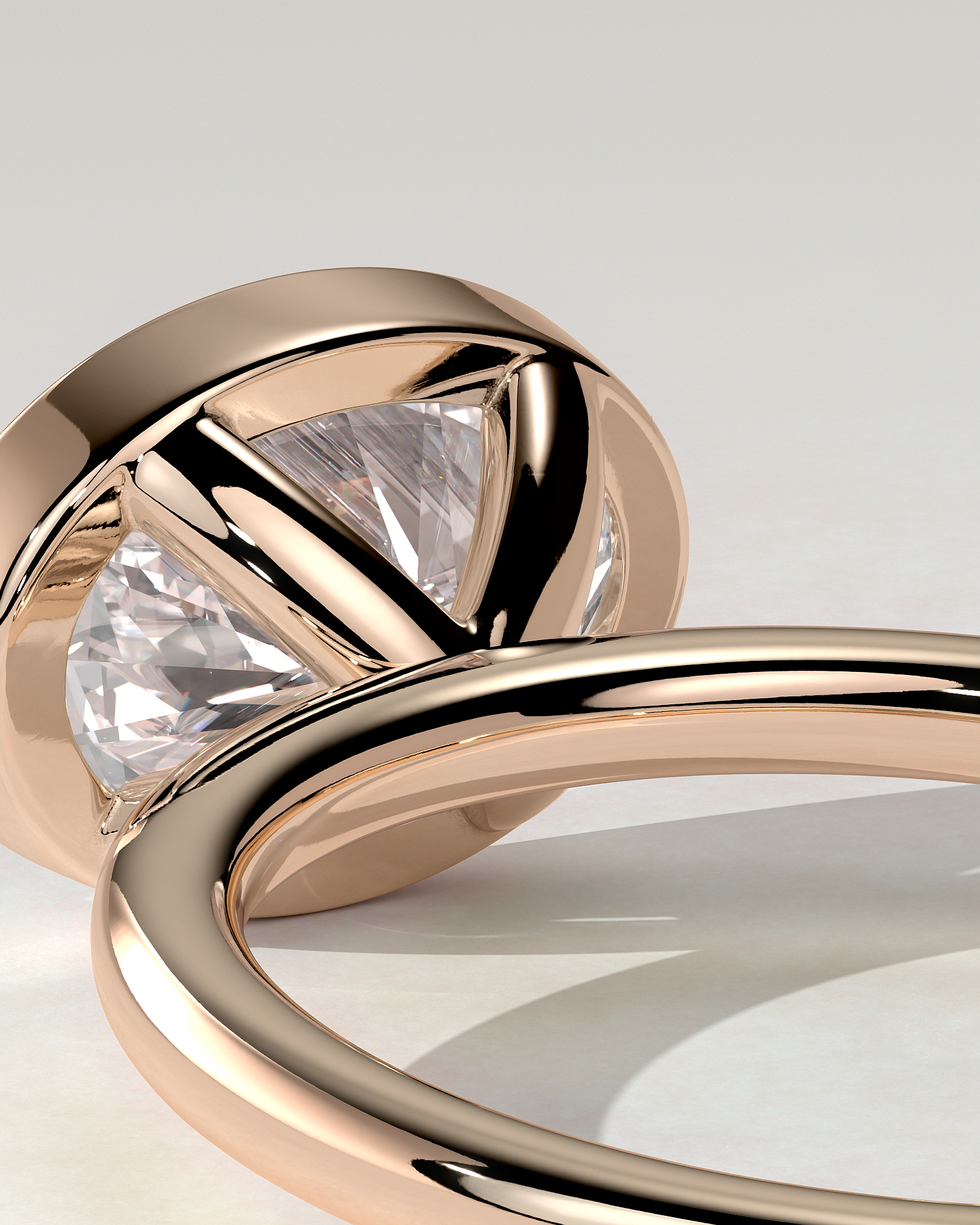 Erin Bezel Oval Ring