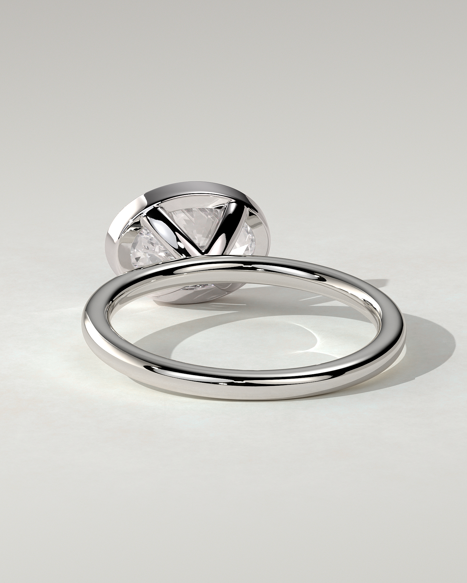 Erin Bezel Oval Ring