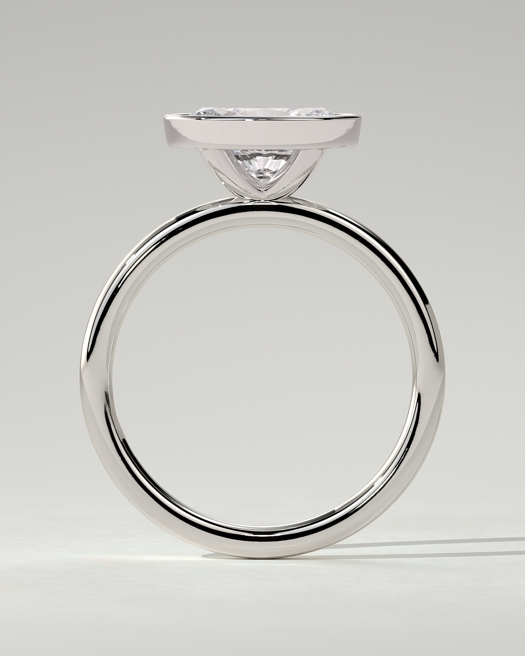 Erin Bezel Oval Ring