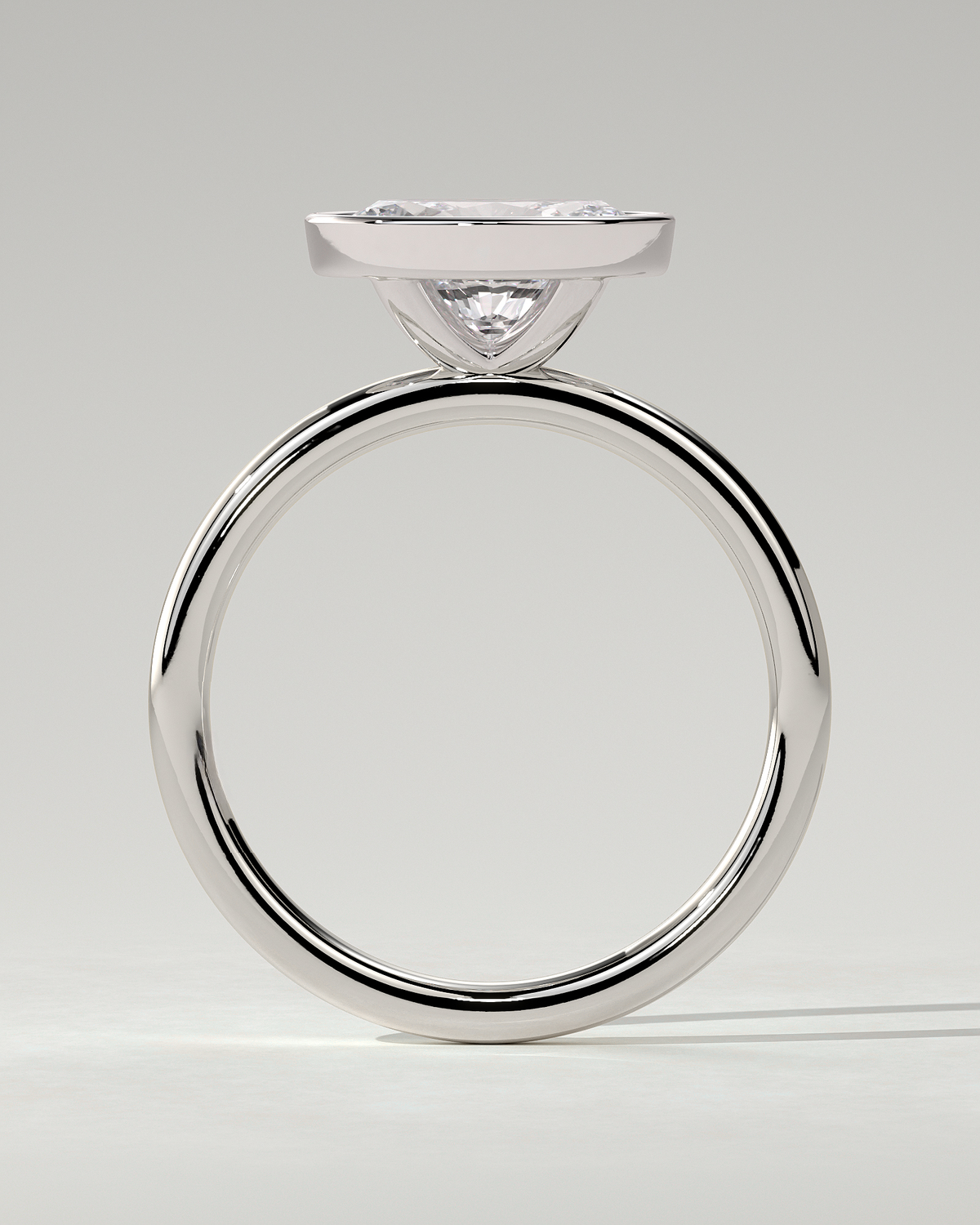 Erin Bezel Oval Ring