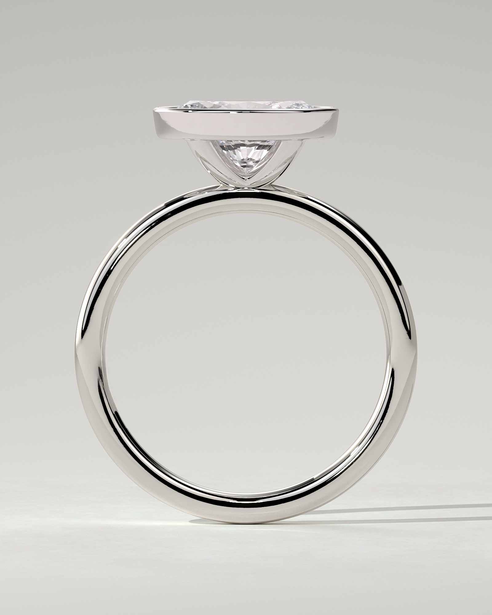 Erin Bezel Oval Ring
