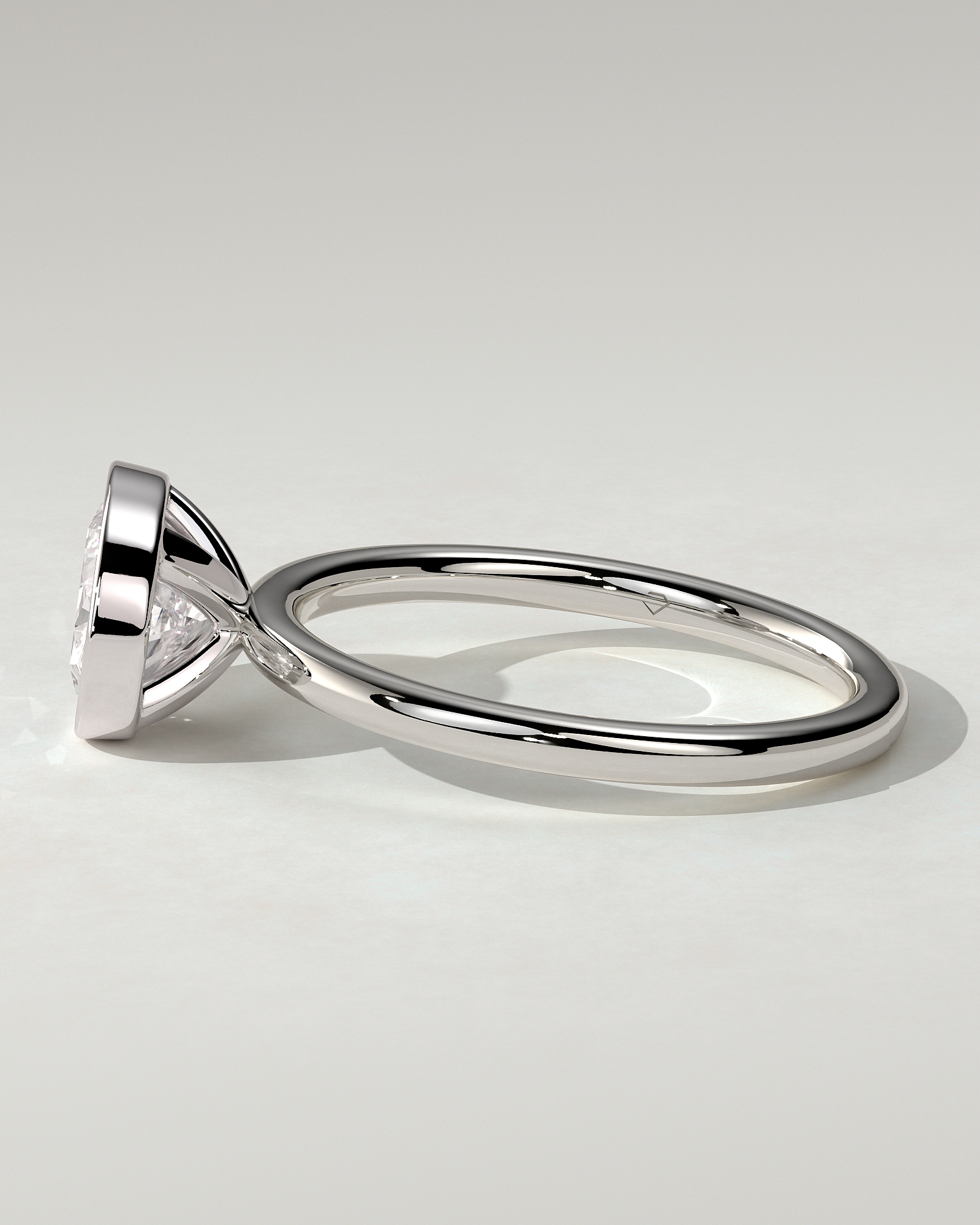 Erin Bezel Oval Ring
