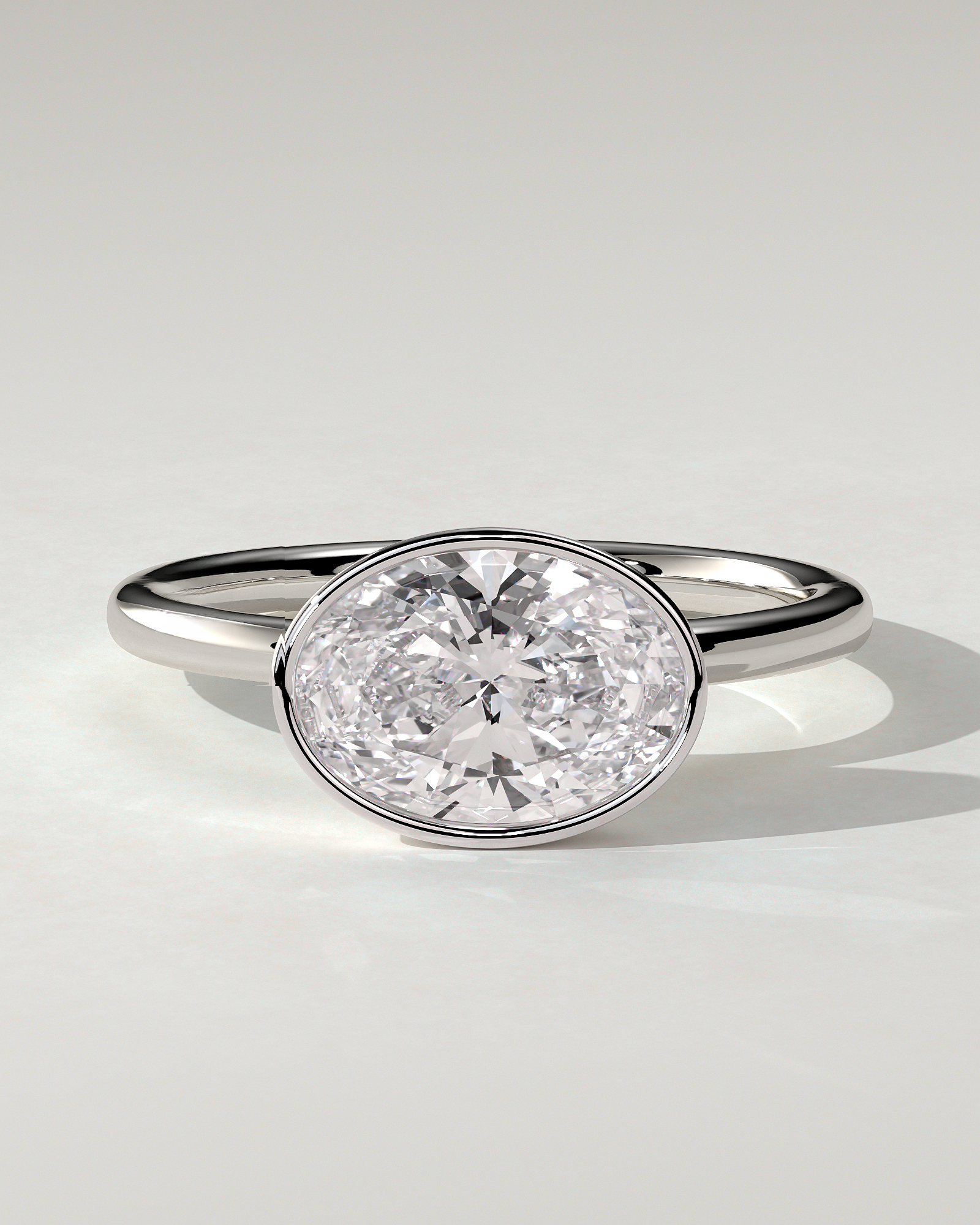 Erin Bezel Oval Ring