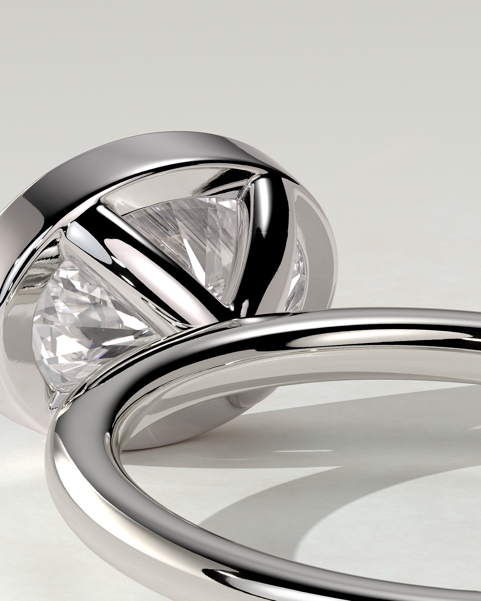 Erin Bezel Oval Ring