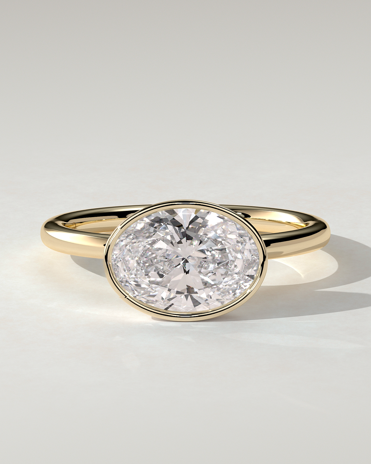 Erin Bezel Oval Ring