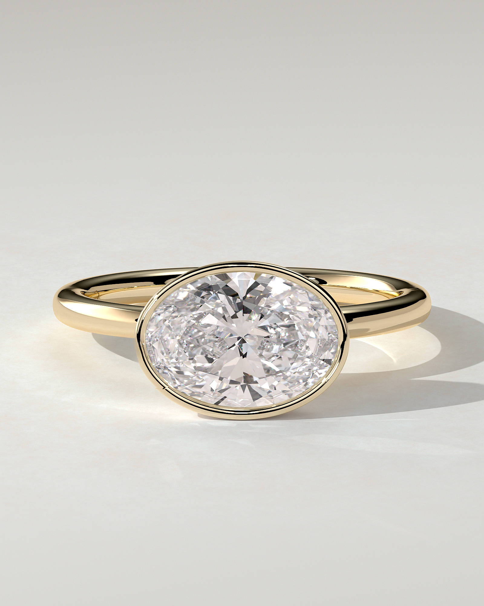 Erin Bezel Oval Ring