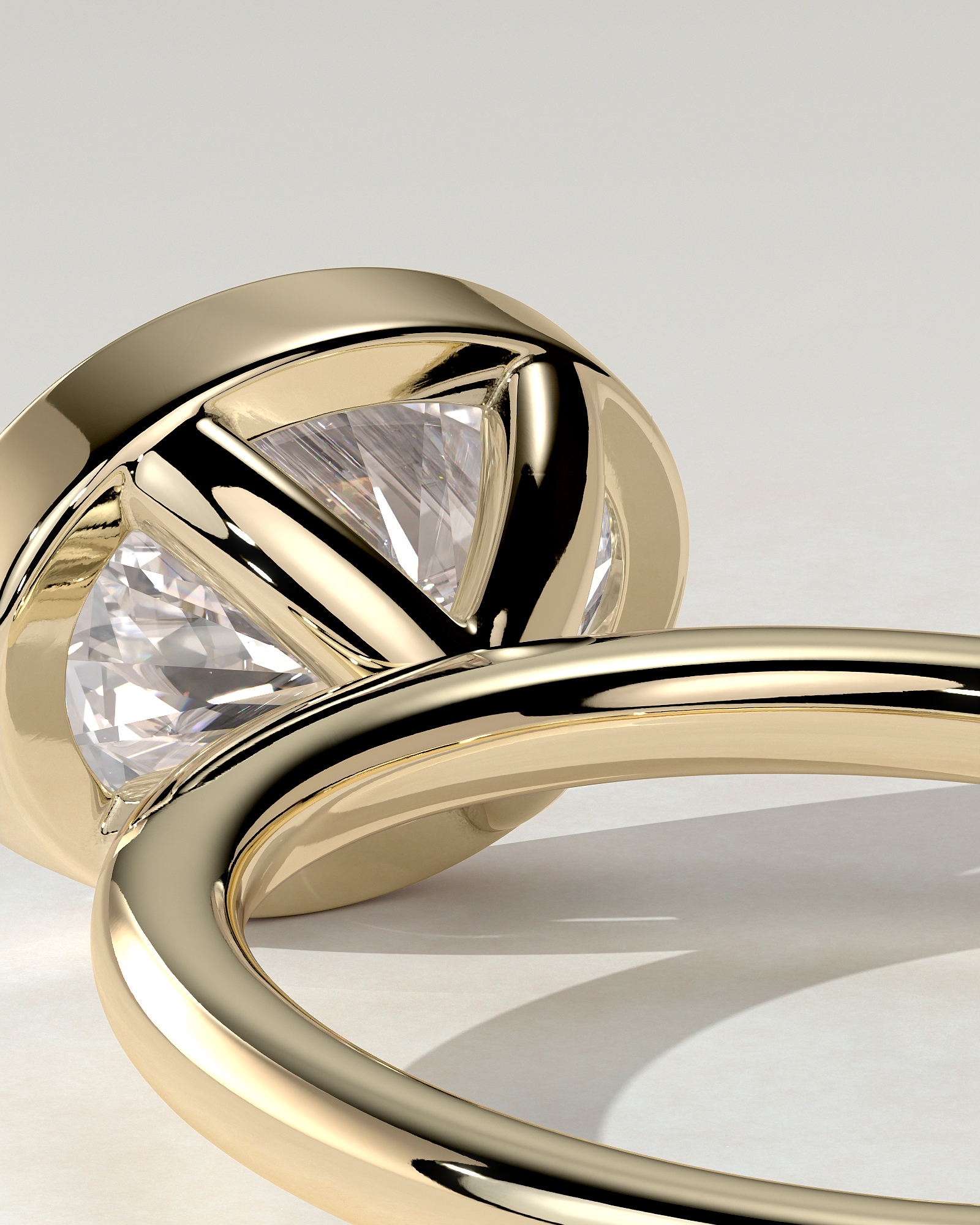 Erin Bezel Oval Ring