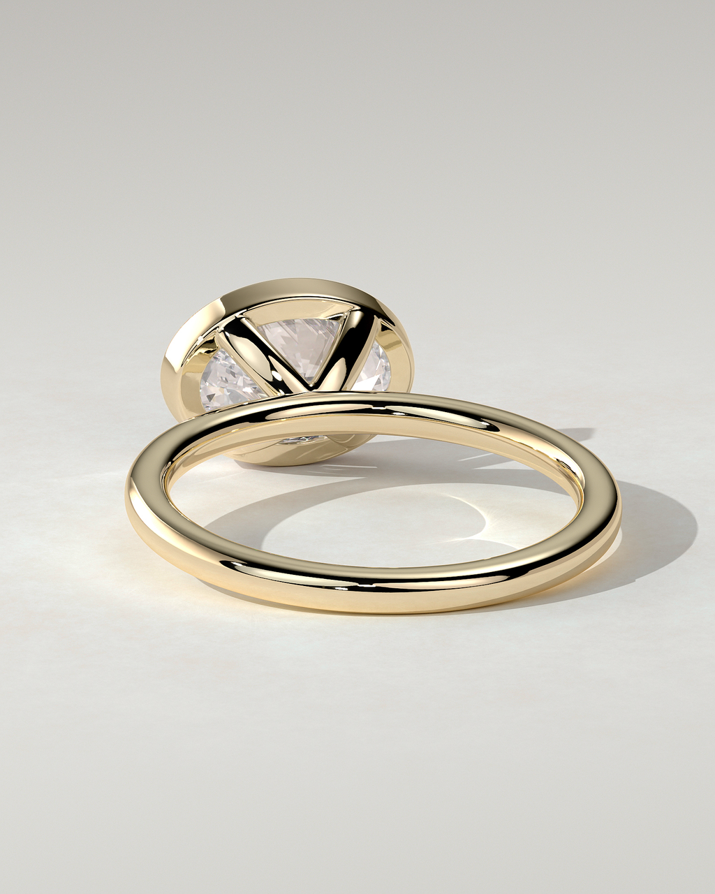 Erin Bezel Oval Ring