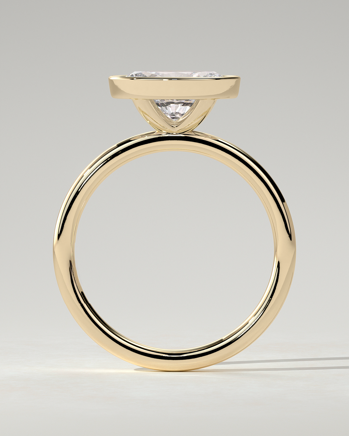 Erin Bezel Oval Ring